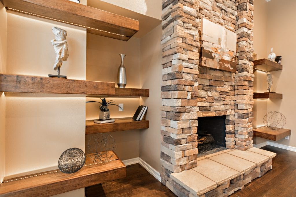 Design-by-Keti-Dallas-Texas-Renovations-Interior-Design-Home-Staging-Luxury-Living-Room-Stone-Fireplace-Wood-Shelving-Decor-Prestonwood