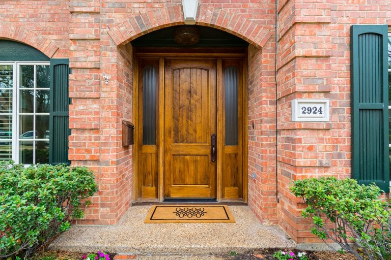 Design-by-Keti-Dallas-Texas-Renovations-Interior-Design-Home-Staging-Luxury-Home-Exterior-Front-Door-Brick-Welcome-Mat-University-Park