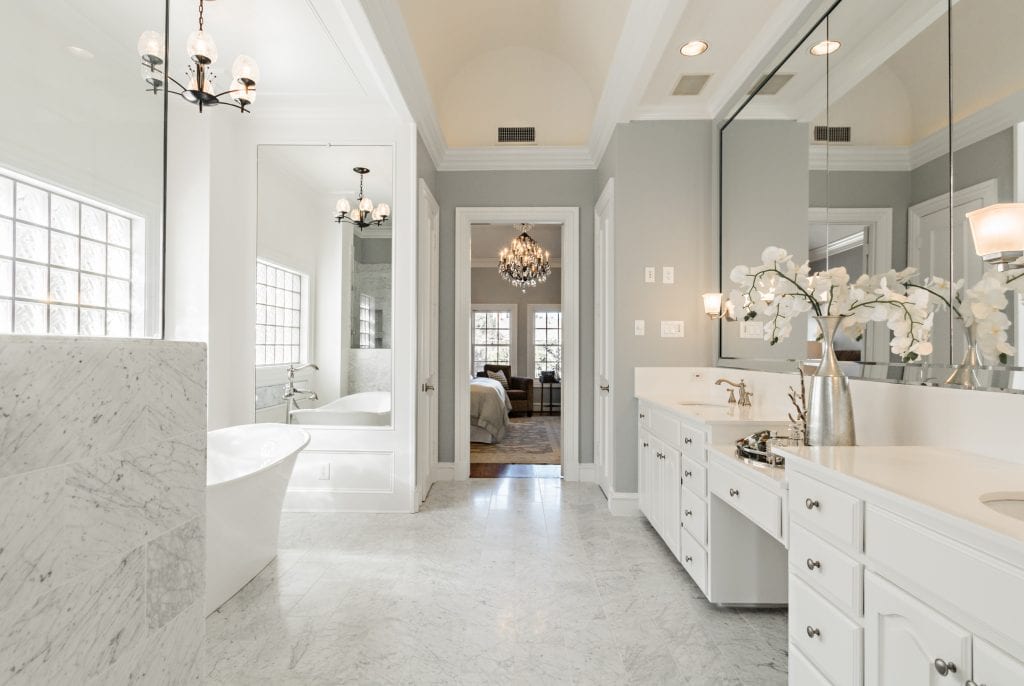 Design-by-Keti-Dallas-Texas-Renovations-Interior-Design-Home-Staging-Luxury-Master-Bathroom-Light-Vanity-Large-Mirror-Soaking-Tub-Shower-Highland-Park