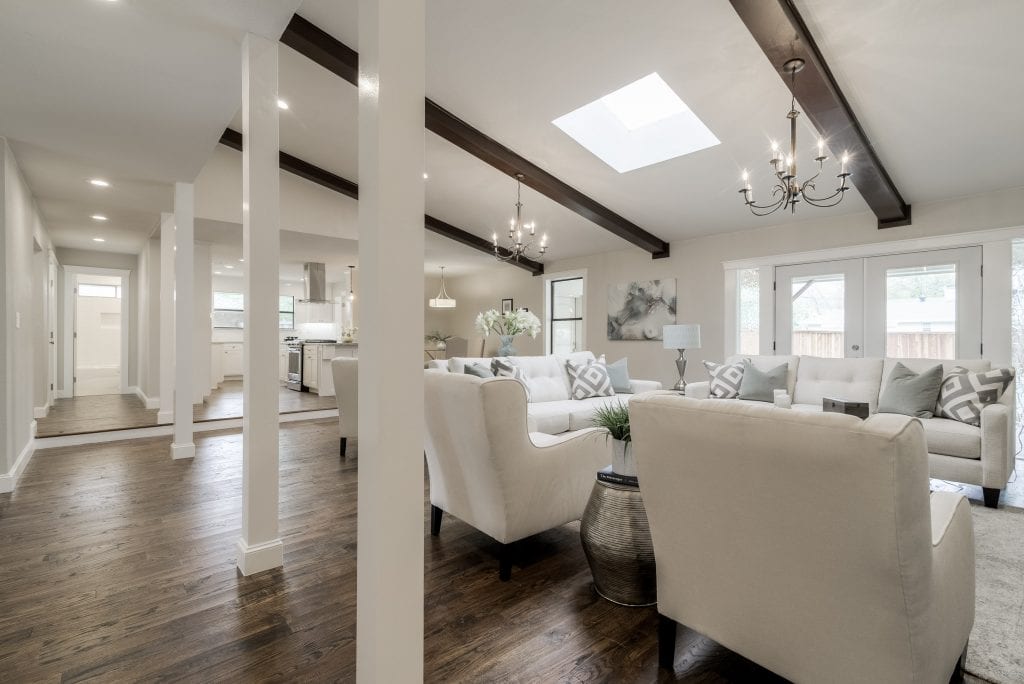 Design-by-Keti-Dallas-Texas-Renovations-Interior-Design-Home-Staging-Luxury-Formal-Living-Room-Columns-Light-Sofas-Ceiling-Beams-Chandeliers-Richardson