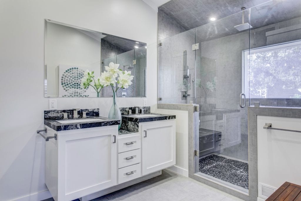 Design-by-Keti-Dallas-Texas-Renovations-Interior-Design-Home-Staging-Luxury-Bathroom-Light-Vanity-Stone-Countertop-Glass-Shower-Large-Mirror-Lakewood