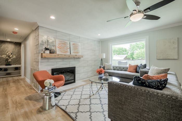 luxury home staging living room classic interior dallas smart updates