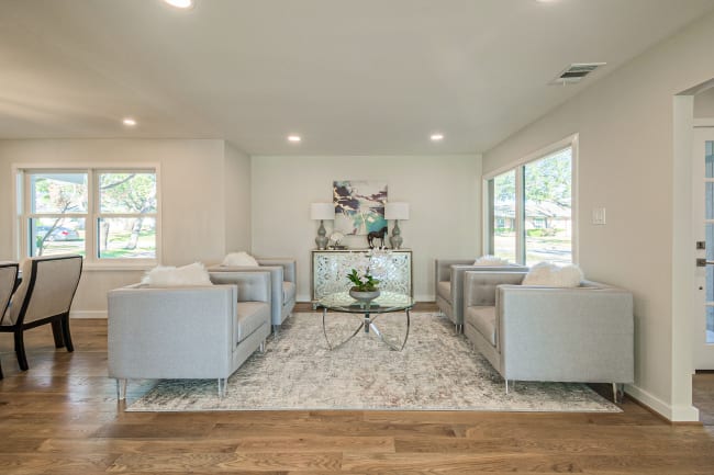 luxury home staging dallas living room design by keti classic raise roi