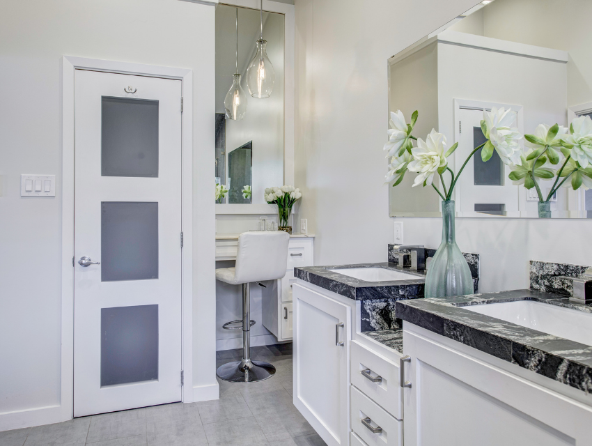 design by keti dallas home staging roi case study updated light fixtures and seated vanity