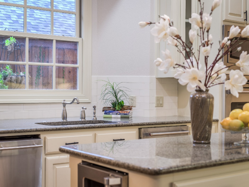 Modern white backsplash updated home renovated to sell design by keti budget-friendly kitchen makeover