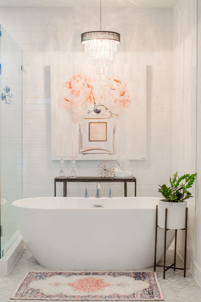 Design-by-Keti-Dallas-Texas-Renovations-Interior-Design-Luxury-Bathroom-Soaking-Tub-Oversized-Artwork-Styled-Decor-Lake-Highlands