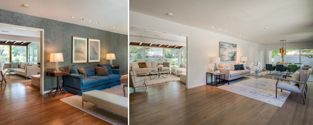 West Highland Park-Dallas-Design by Keti-interior design-renovation-home staging-living room-before & after
