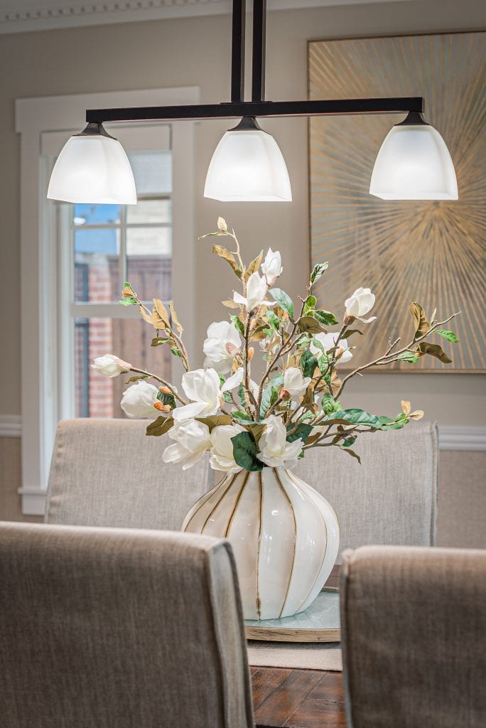 Design-by-Keti-Dallas-Texas-Renovations-Interior-Design-Luxury-Dining-Room-Modern-Light-Fixture-White-Vase-Flowers